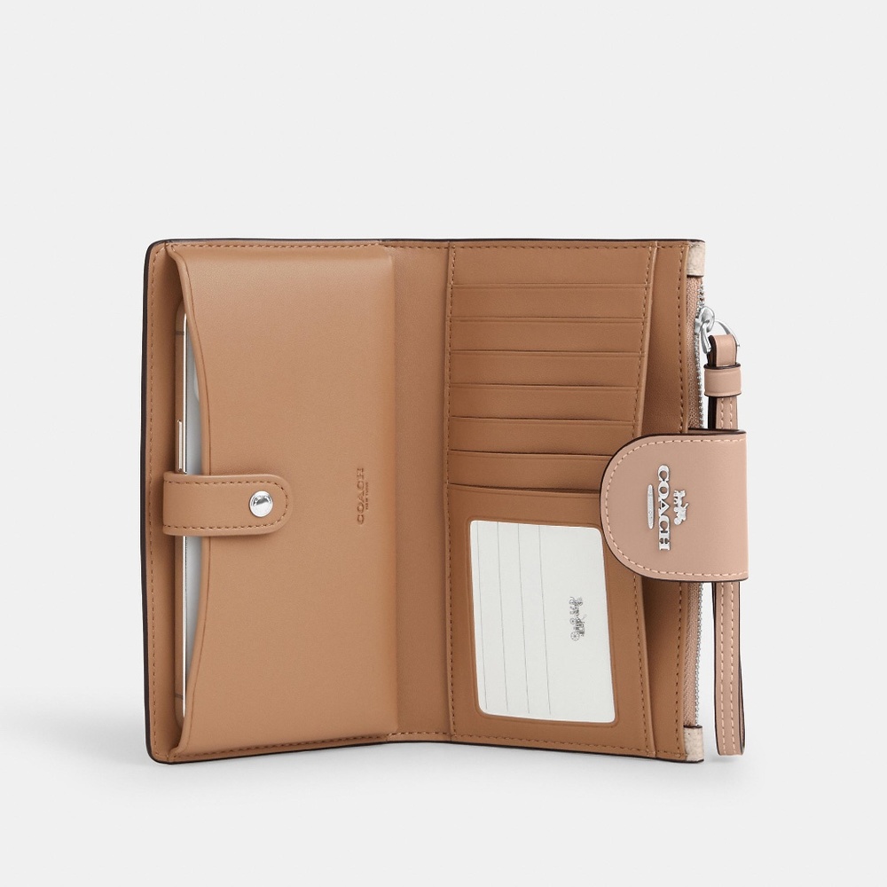 Coach Phone Wallet In Signature Canvas - Picture 3 of 5